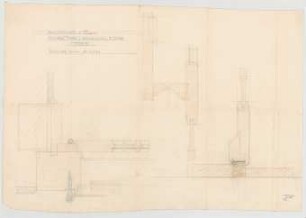 Thiersch, Friedrich von; Starnberg bei München (Bayern); Landhaus Otto Förster - Türen EG u. 1. OG (Schnitte)