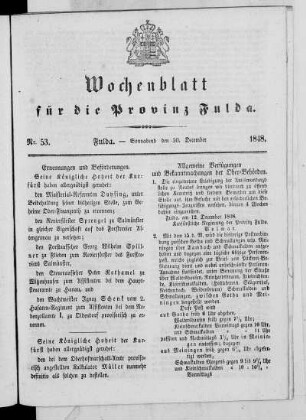 Nr. 53, Ausgabe vom 30. Dezember 1848