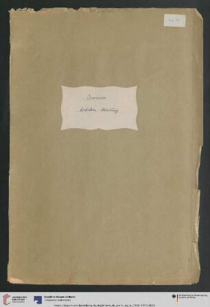 [Band 2]: Erwerbungsbücher der Antikensammlung: Inventar Antiken-Abteilung