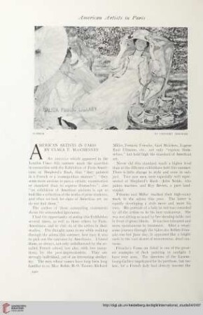 American artists in Paris