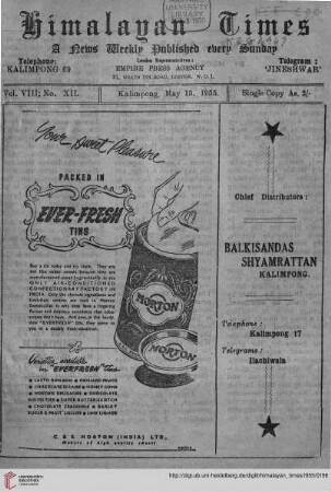 No. XXXIX (15 May 1955)
