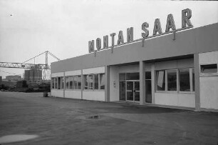 Inbetriebnahme des Neubaus der Montangesellschaft Saar im Rheinhafen