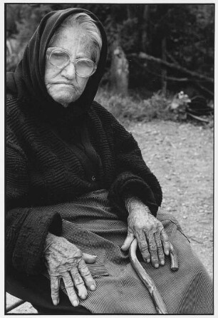 Spanien. Alte Frau