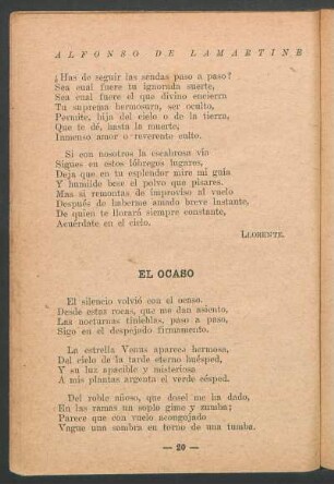 El ocaso