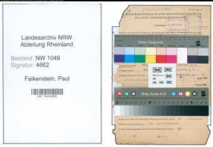Entnazifizierung Paul Falkenstein , geb. 08.12.1898 (Arbeiter)