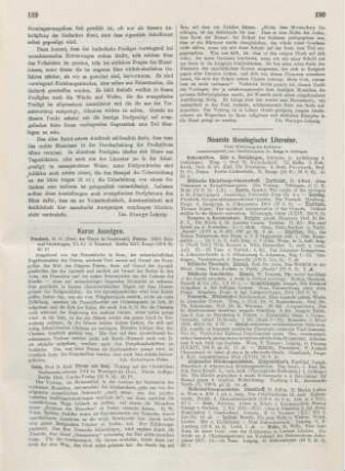 189-190 [Rezension] Heim, Karl, Friede mit Gott
