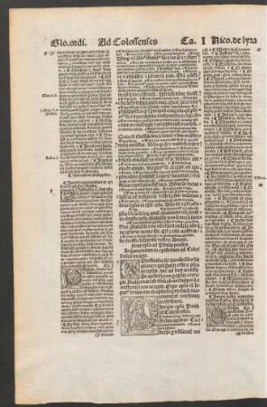 Argumentum in epistolam ad Colossenses incipit.