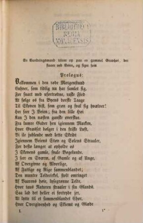 Oehlenschlägers Romantiske Dramaer : Udgivne af F. L. Liebenberg. 1
