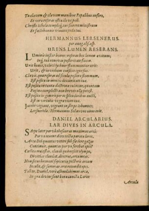 Hermannus Lersenerus ...