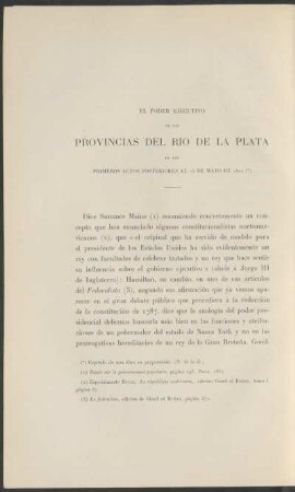 El poder ejecutivo de las provincias del Río de la Plata en los primeros actos posteriores al 25 de mayo de 1810