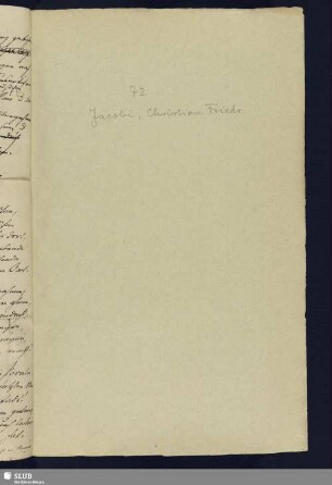 72. Jacobi, Christian Friedrich
