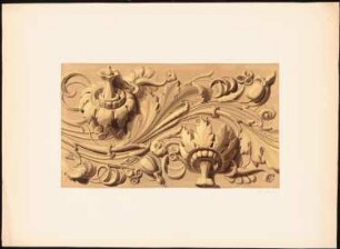 Dekorationsstudien: Detail eines Frieses