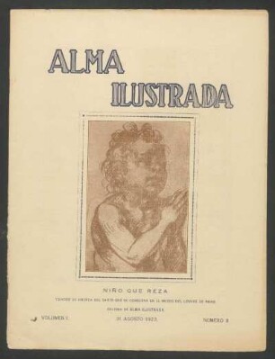 Niño que reza : Cuadro de Andrea del Sarto que se conserva en el Museo del Louvre de París. - Galería de "Alma Ilustrada"