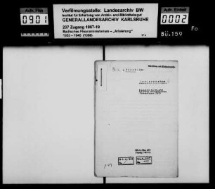 Bloch, Max, Kaufmann Ehefrau Lina geb. Reis Karlrsuhe Käufer: Lorenz Huber, Kaufmann Karlsruhe Lagerbuch-Nr. 1754 Karlsruhe