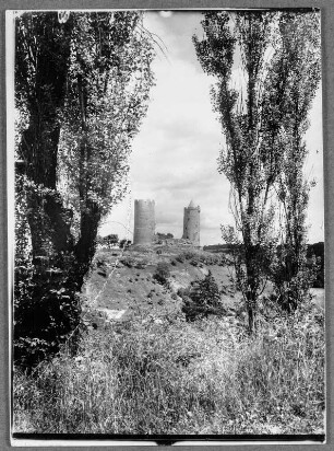 Burg Saaleck und Rudelsburg : Blick zur Burg Saaleck