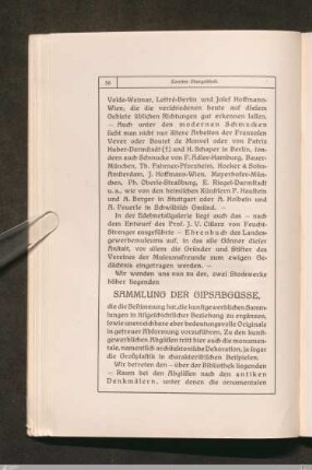 Sammlung der Gipsabgüsse