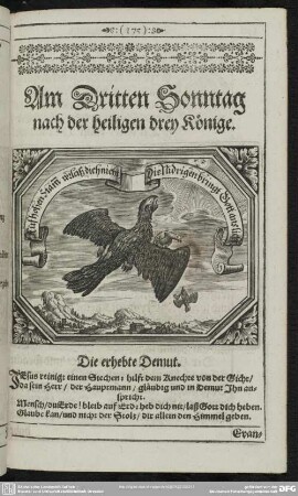 Am Dritten Sonntag nach der heiligen drey Könige