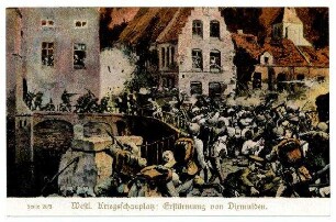 Serie Nr. 20/3: Westl. Kriegsschauplatz: Erstürmung von Dixmuiden