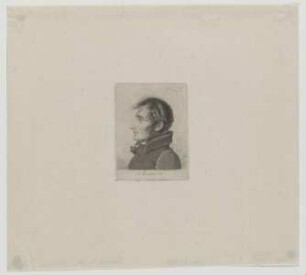 Bildnis des Schriftstellers Christian Brentano