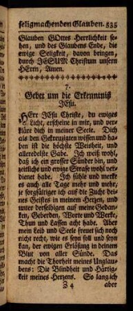 535-540, Um die Erkenntnis Christi