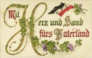 Mit Herz und Hand fürs Vaterland
