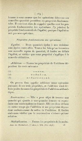 Sur l'introduction des nombres négatifs. [Fortsetzung]