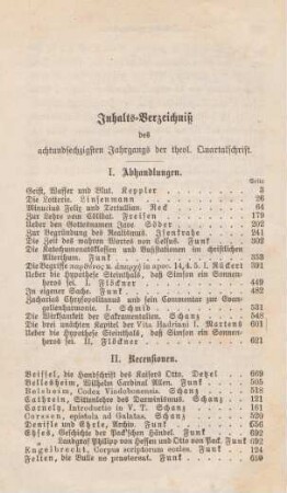 703-704 Inhaltsverzeichnis