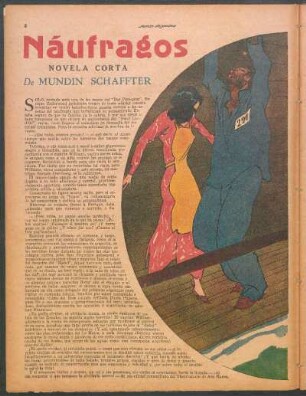 Náufragos : Novela corta de Mundin Schaffter