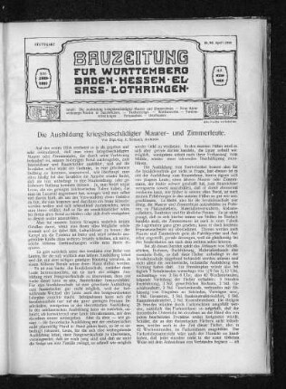 1916, 16/17: Dreizehnter Jahrgang. No. 16/17.