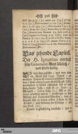 Das zehende Capitel.