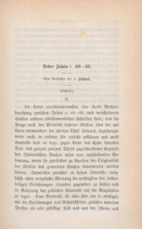 463-524 Ueber Jesaja c. 40-66 : Schluß