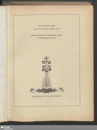 Die Gartenlaube als Dokument ihrer Zeit