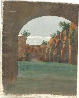 Neureuther, Gottfried von; Rom (Italien); Diokletiansthermen - Perspektive