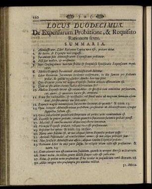 Locus Duodecimus. - Locus Decimus Tertius.