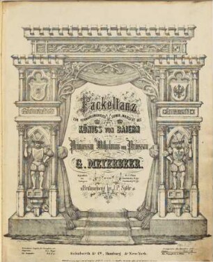 Fackeltanz zur Vermählungsfeier seiner Majestät des Königs von Baiern mit der Prinzessin Wilhelmine von Preussen : Arrangement für Pianoforte und Violine
