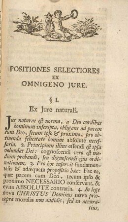 Positiones selectiores ex omnigeno jure.