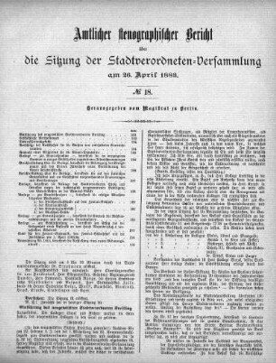 Nr. 18, 26. April 1883