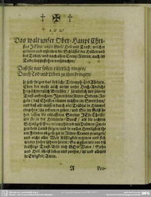 Leichenpredigt : Christliche Leich-Predigt. [Antritt]. Prooemium. Text. Exordium. Tractatio. Applicatio & Usus