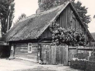 Bauernhaus in Dissen : Ort: Dešno / Dissen. Altes sorbisches Bauernhaus