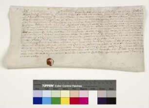 Treueeid der Äbtissin Johanna Maria von Bentinck