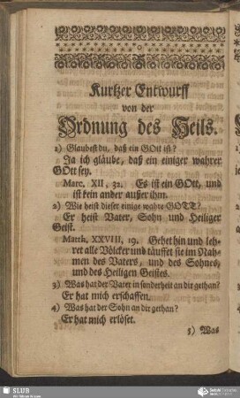 Kurtzer Entwurff von der Ordnung des Heils – Krotke Wobschijaczje wot Wustajenia tego Sboża