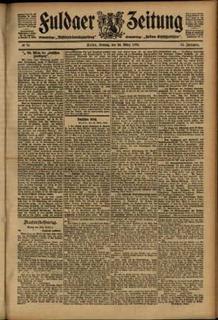 Ausgabe vom Montag, den 26. März 1906.