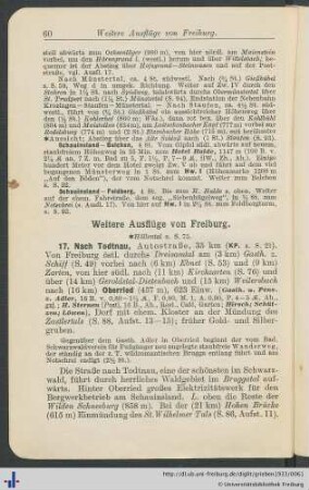Weitere Ausflüge von Freiburg.