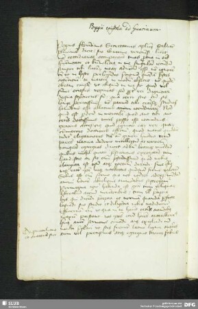63v-65r: Brief des Poggio Bracciolini an Guarino von Verona