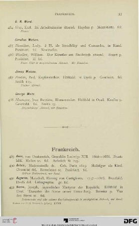 Frankreich (Nr. 489-625)