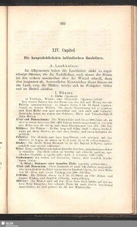 XIV. Capitel. Die hauptsächlichsten inländischen Bauhölzer