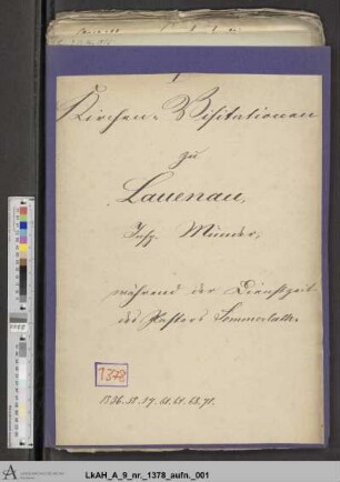 Lauenau: Visitationsakten