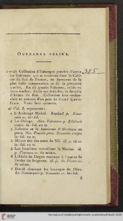 Ouvrages reliés