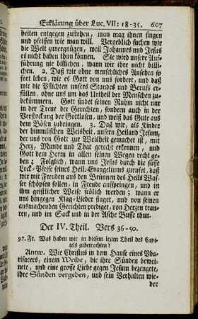 Der IV. Theil. Vers 36-50.