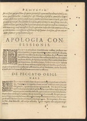 Apologia Confessionis.